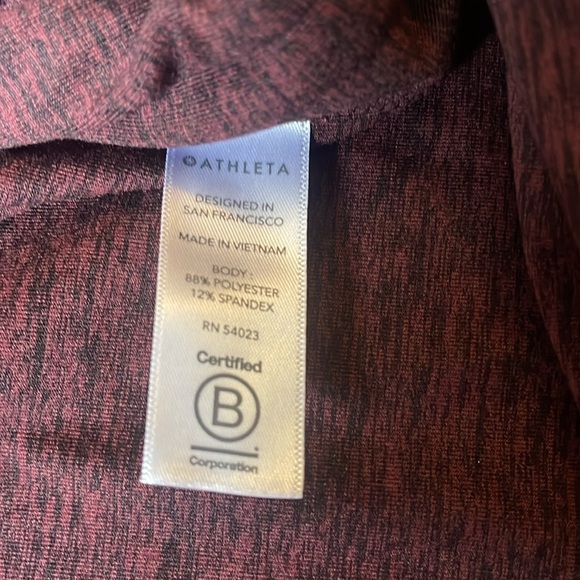 Athleta Uptempo Hoodie in Maroon size small in maroon workout athletic - Picture 7 of 10